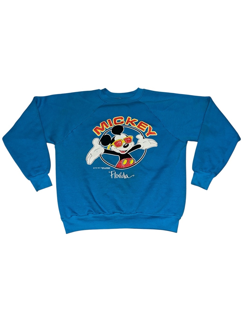 Vintage Velva Sheen Disney Mickey Mouse Large Crewneck Sweatshirt